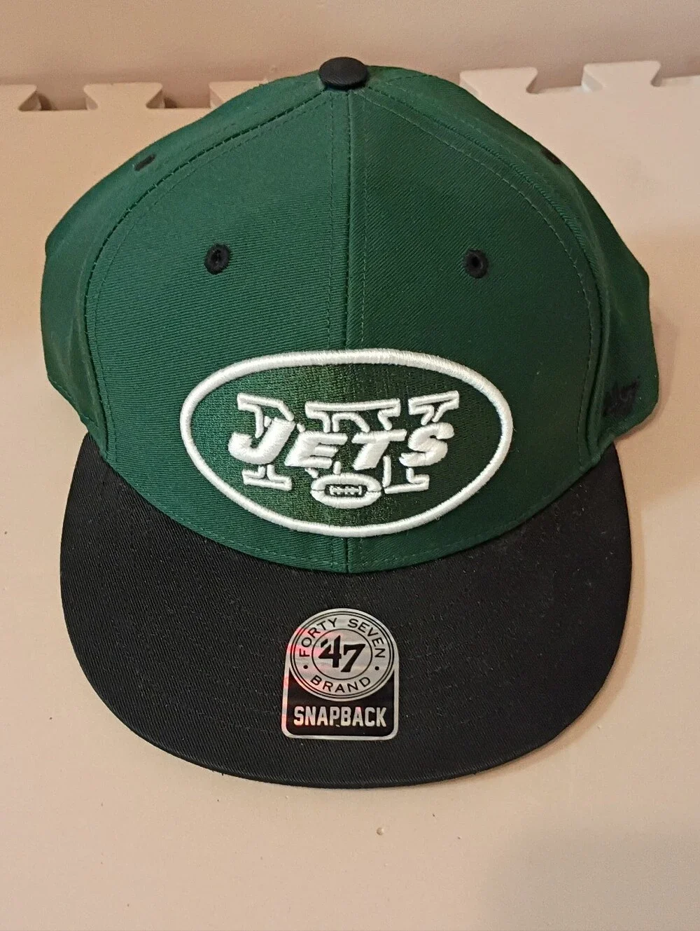 NWT '47 Brand New York Jets NFL Youth Snapback Hat Green/Black